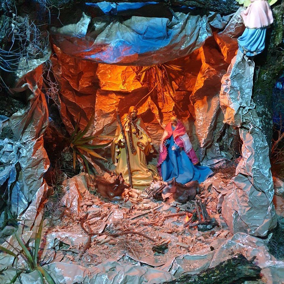 Pesebre de Mi Casita del Saber durante la pandemia